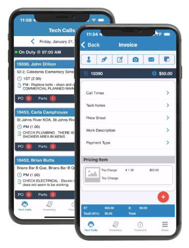 SAWIN software-QuickBooks-invoice-mobile